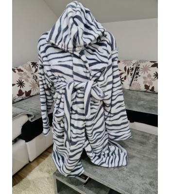 Polar zebrasti bade mantil