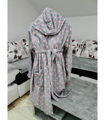 Polar sivo rozi mantil