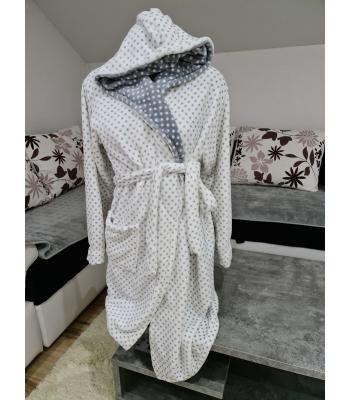 Polar siva tufna bade mantil